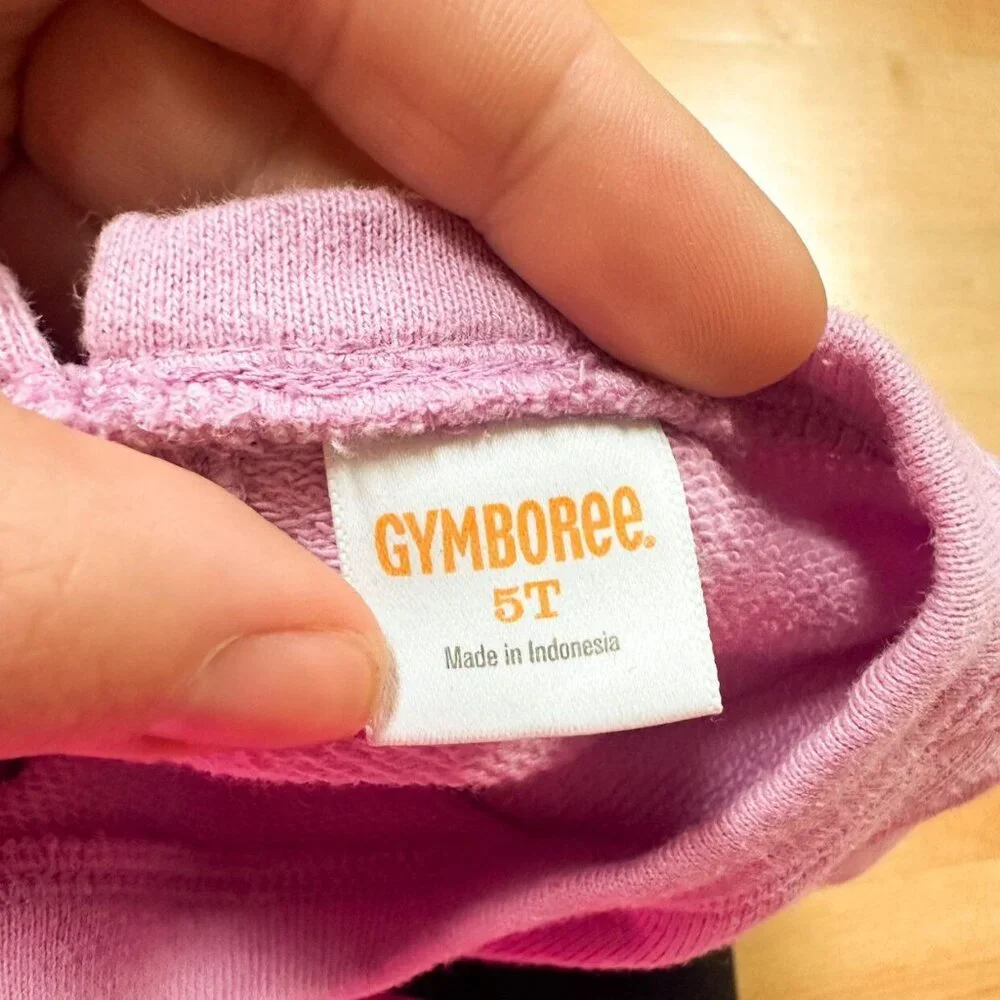 Gymboree Toddler Girls Pink Monster Crewneck Sweatshirt Size 5T